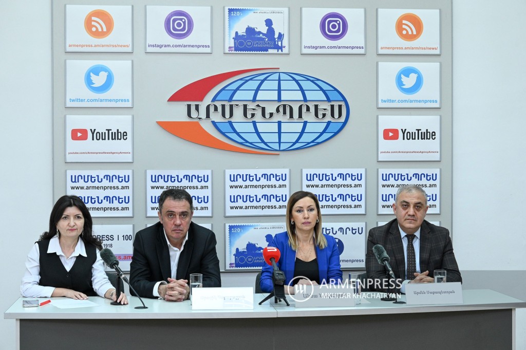 PRESS CONFERENCE OF ARGO REALTY FOUNDER ARAIK GOJABASHYAN AT “ARMENPRESS” PRESS CENTER